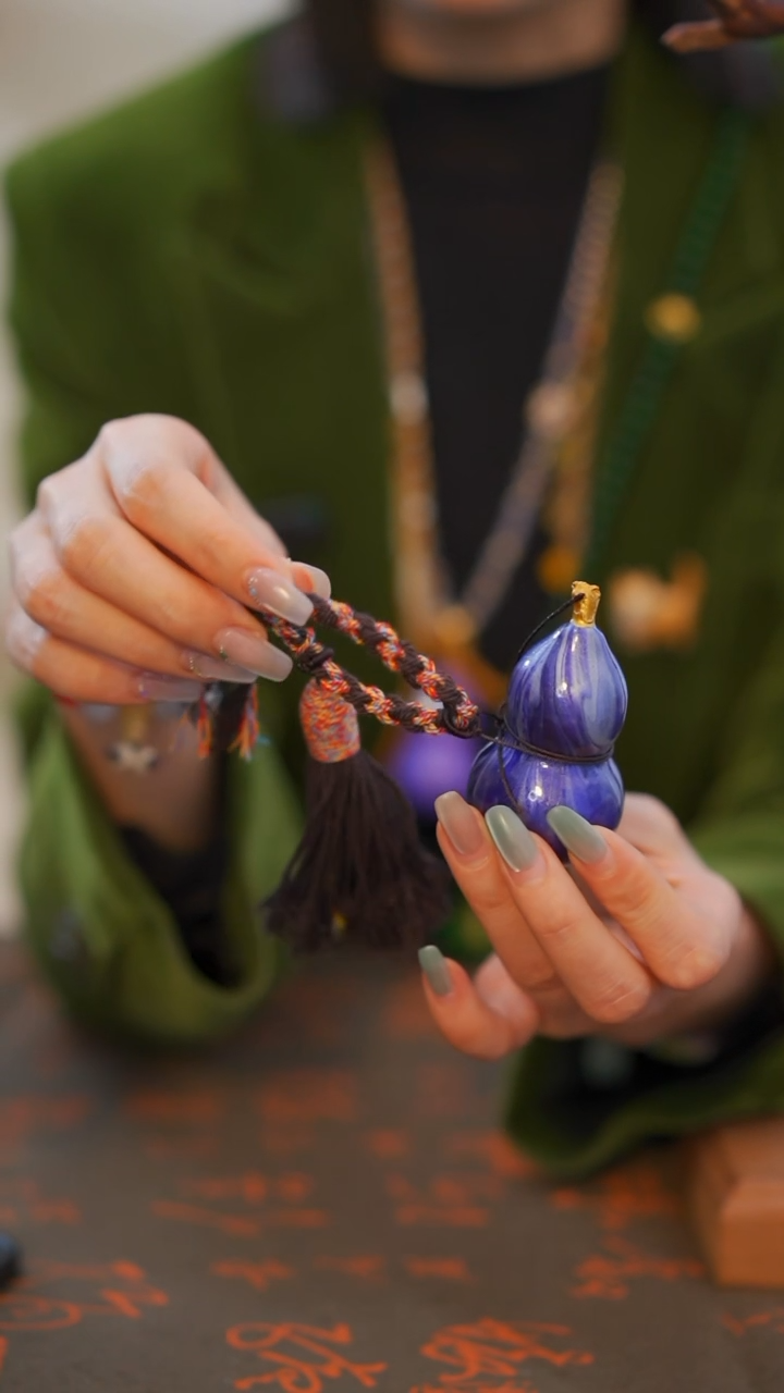 68非遗漆手艺工天然葫芦文玩福禄