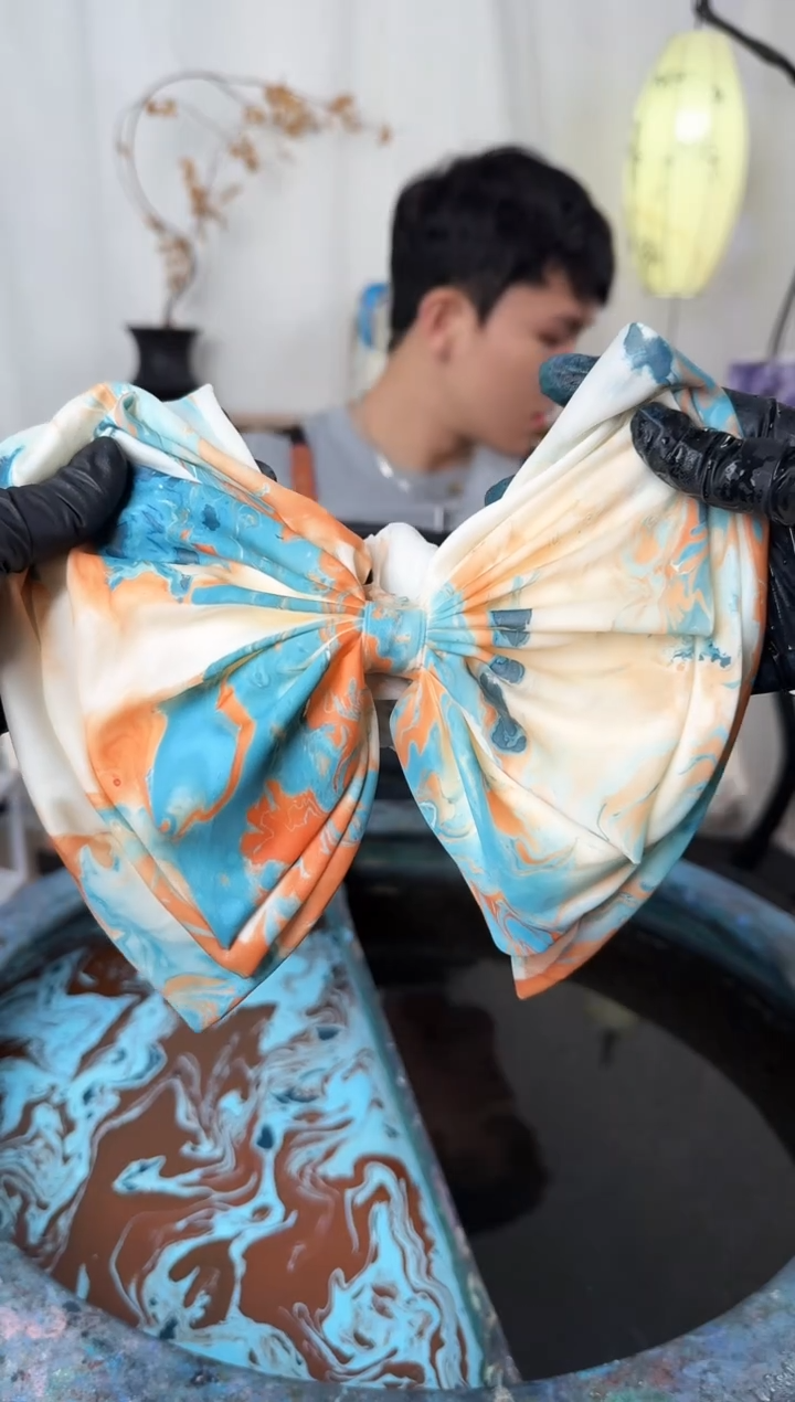 454 雪城+橙 三层蝴蝶抓夹