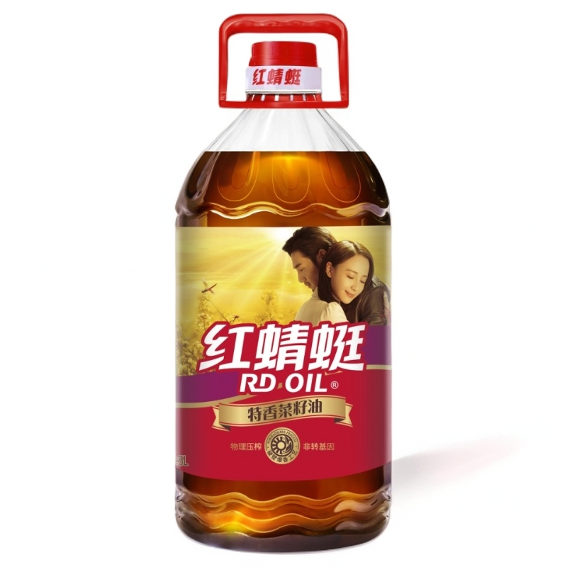 红蜻蜓特香菜籽油5L非转基因物理压榨