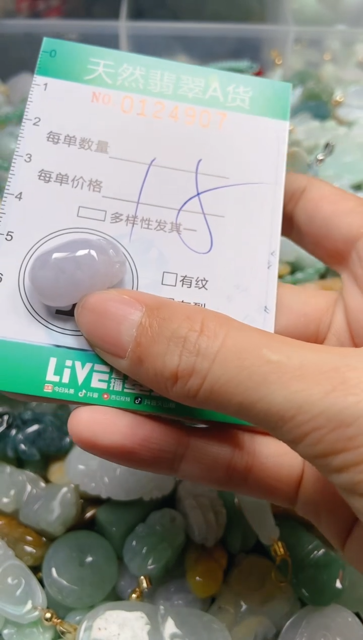 翡翠未镶嵌颈饰闪购0124907