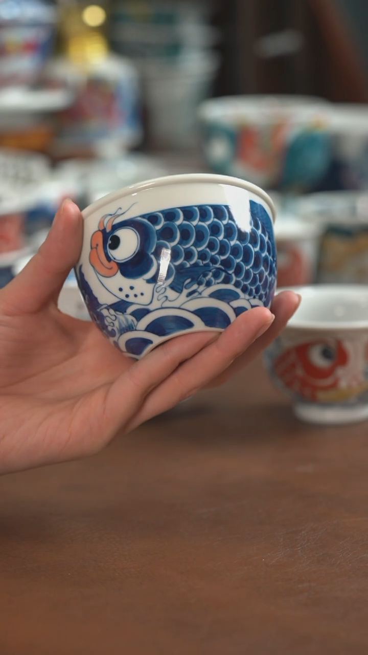 【闪购商品】昨明  陶瓷 （活动福利价）龙鱼缸杯