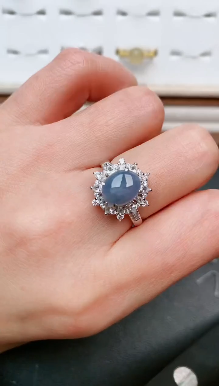 【闪购商品】翡翠戒指银S925镶嵌.....