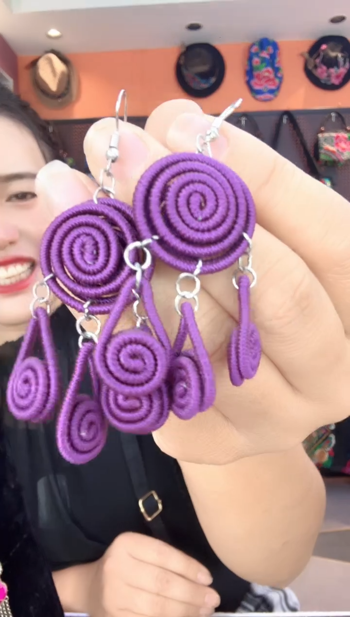 织绣机绣刺绣耳环NO退NO换