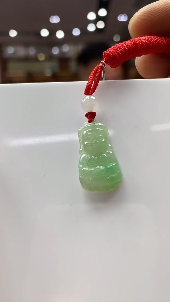 颈饰未镶嵌翡翠宝宝佛