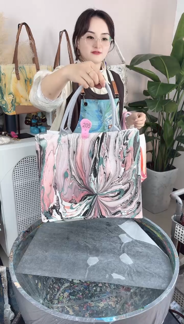 帆布205小艺手作大漆包包