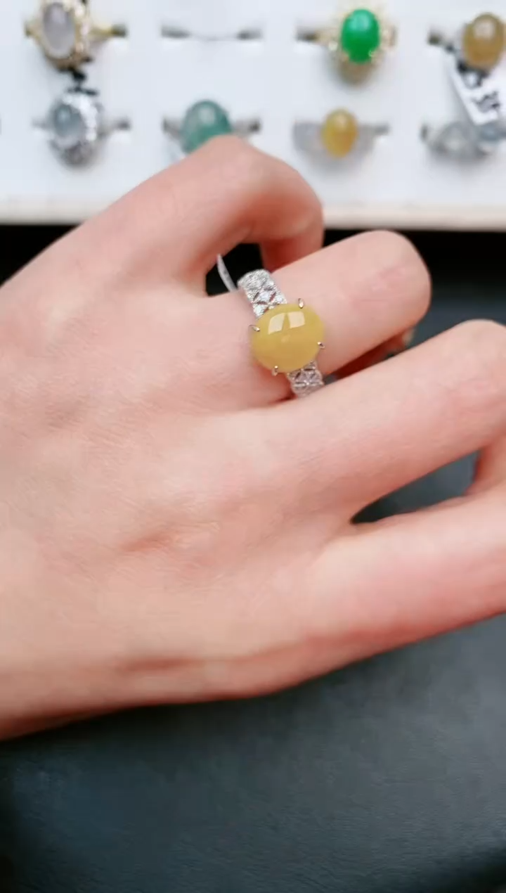 【闪购商品】翡翠戒指银S925镶嵌.....