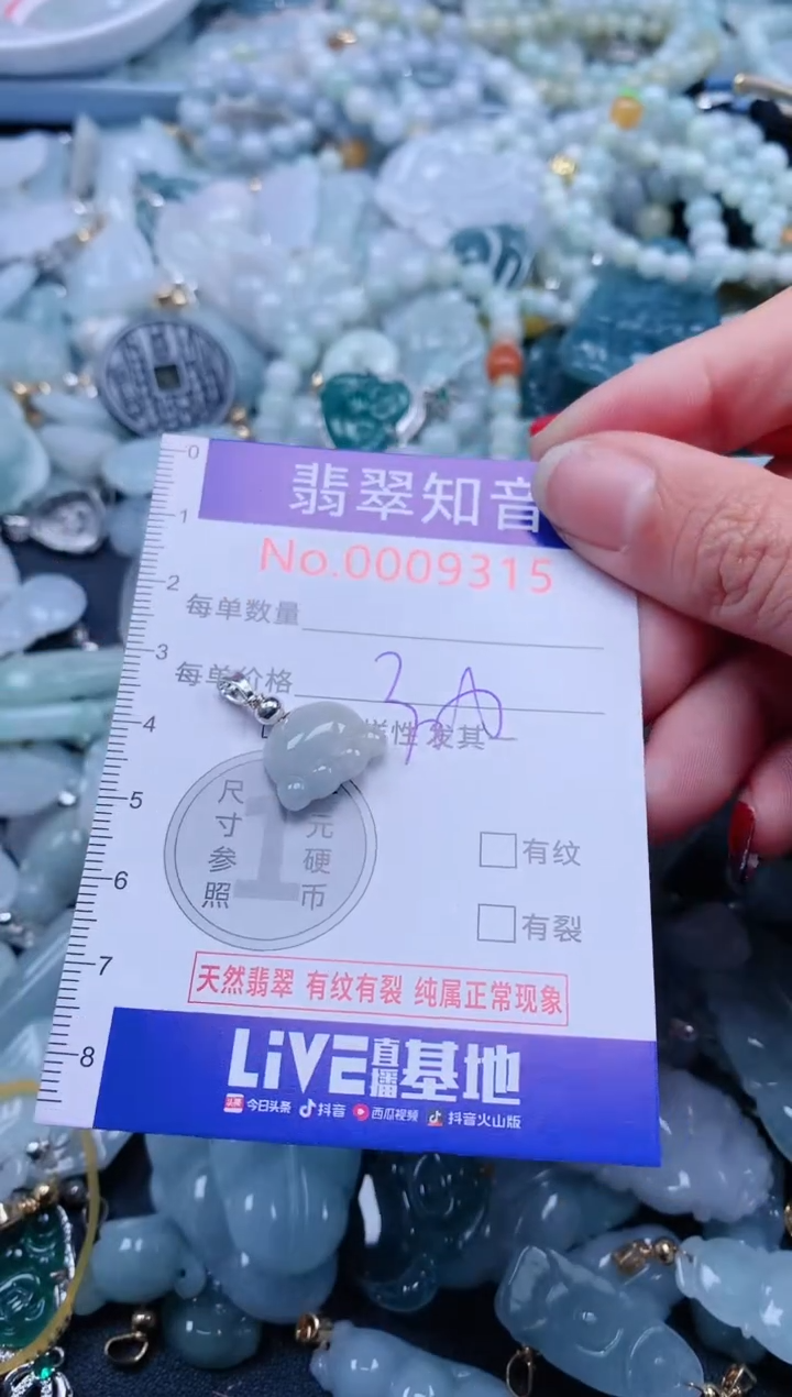 【闪购商品】翡翠吊坠(不含链)未镶嵌9315