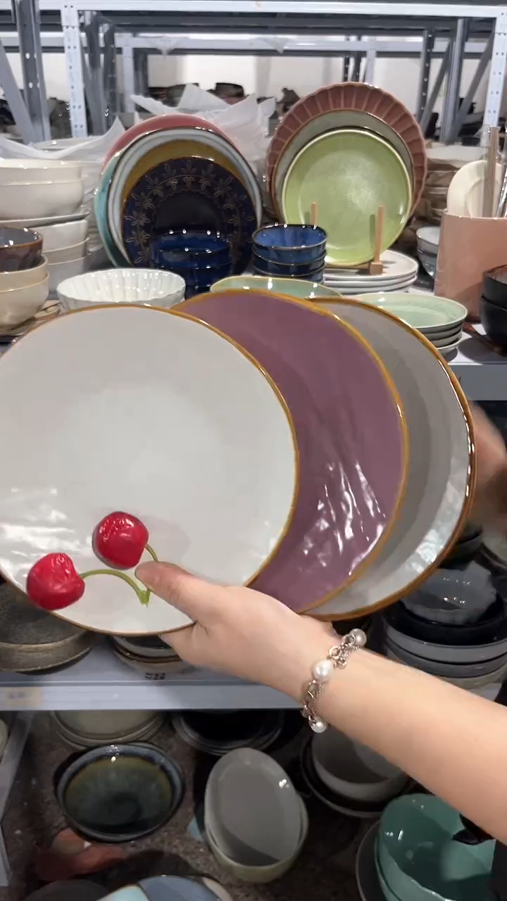 【闪购商品】瓷片外贸尾货瑕疵满20包邮X3 小盘组合