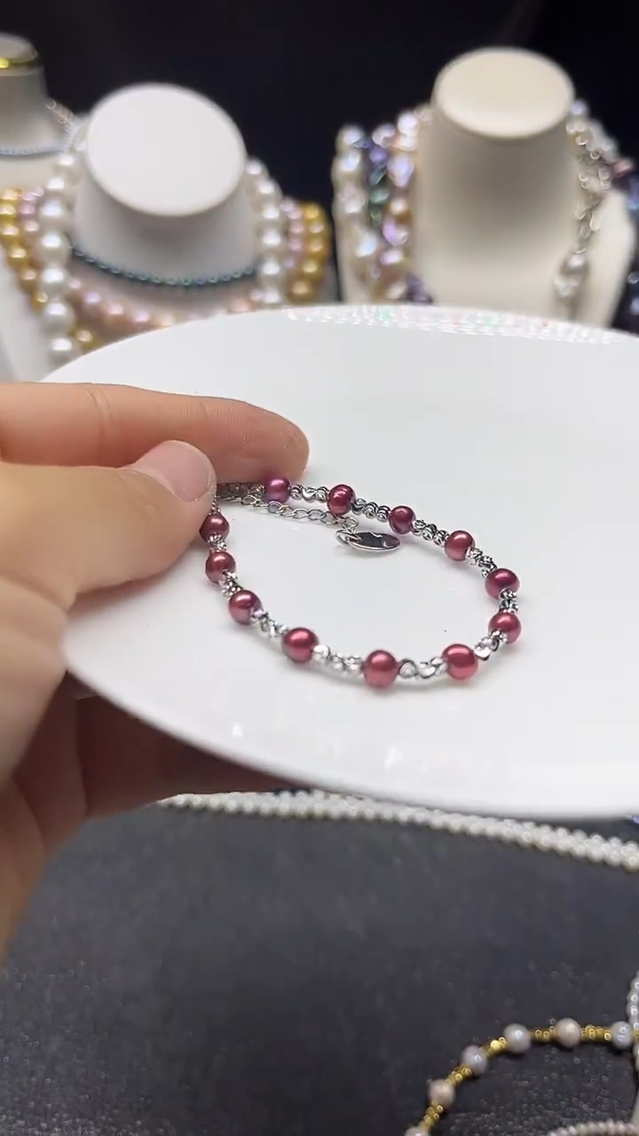 颈饰未镶嵌淡水珍珠手链