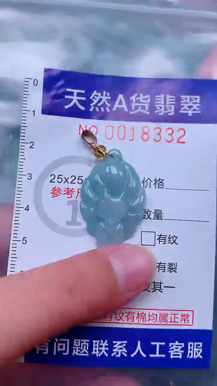 吊坠(不含链)未镶嵌翡翠1