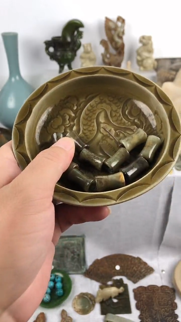 瓷片瓷器瓷器耀州和田