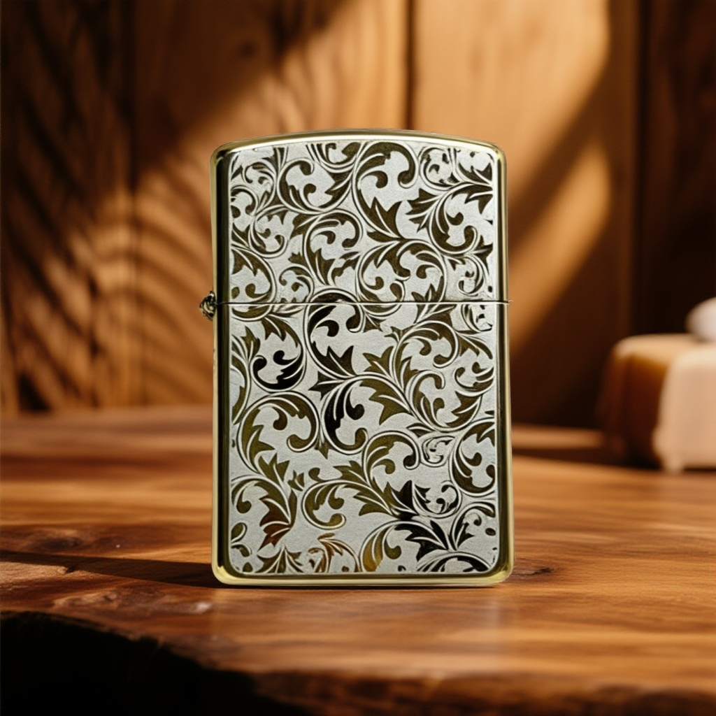 限量版 釉面金唐草煤-油机