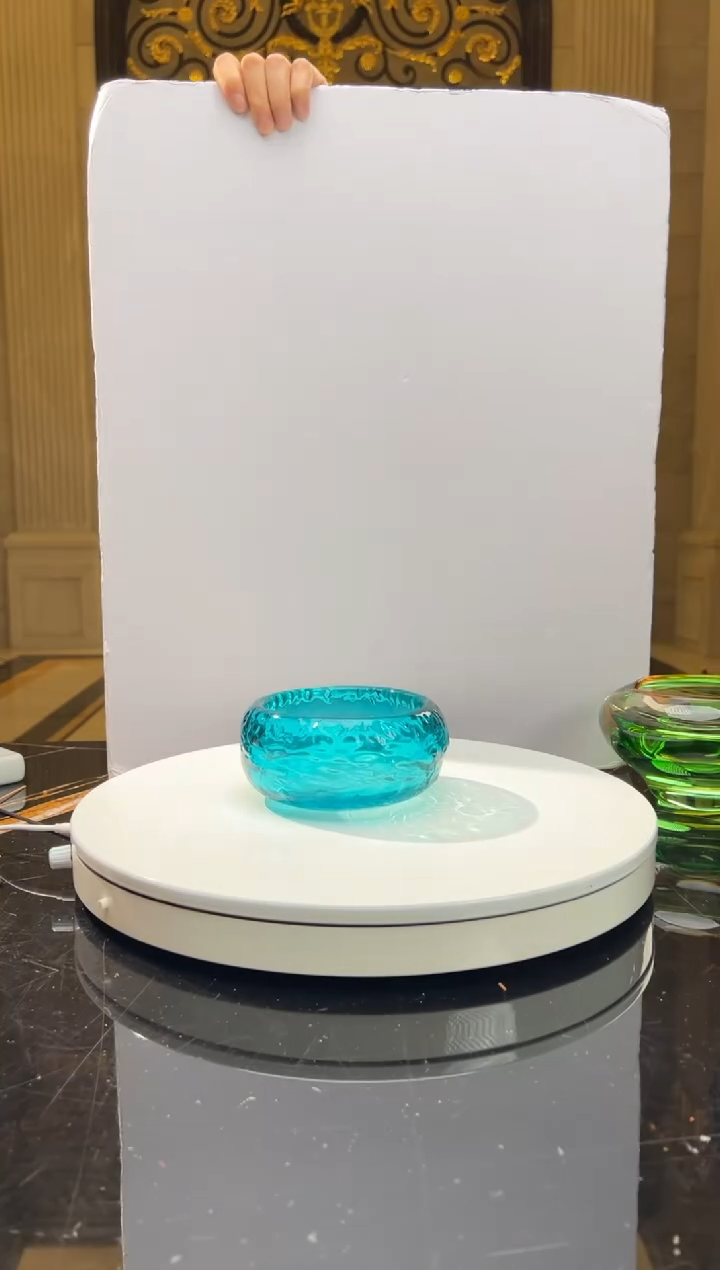 【闪购商品】摆件天青色肌理纹烟灰缸