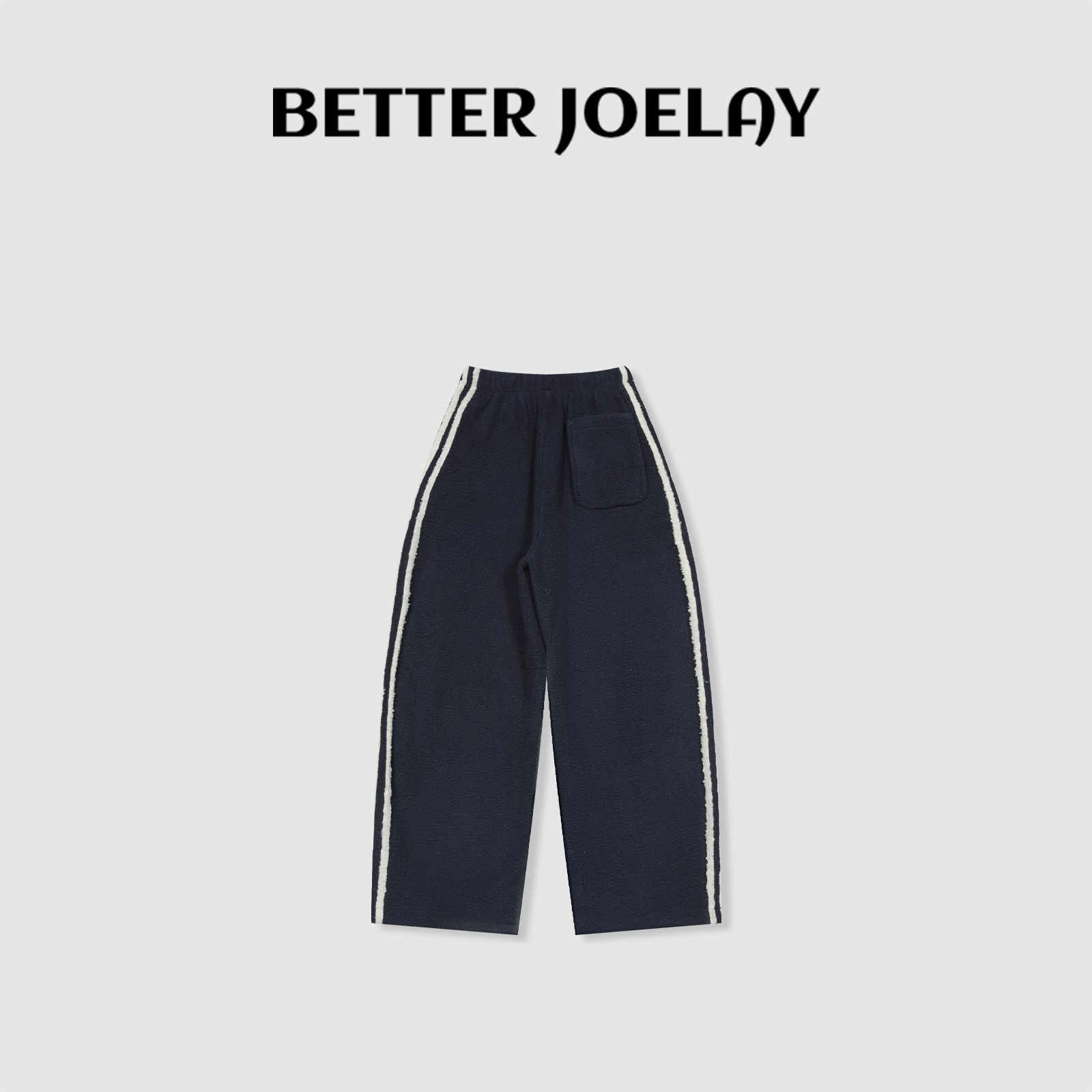 BETTER JOELAY-加厚【日落海】时尚休闲条纹裤宽松百搭显瘦Z0655