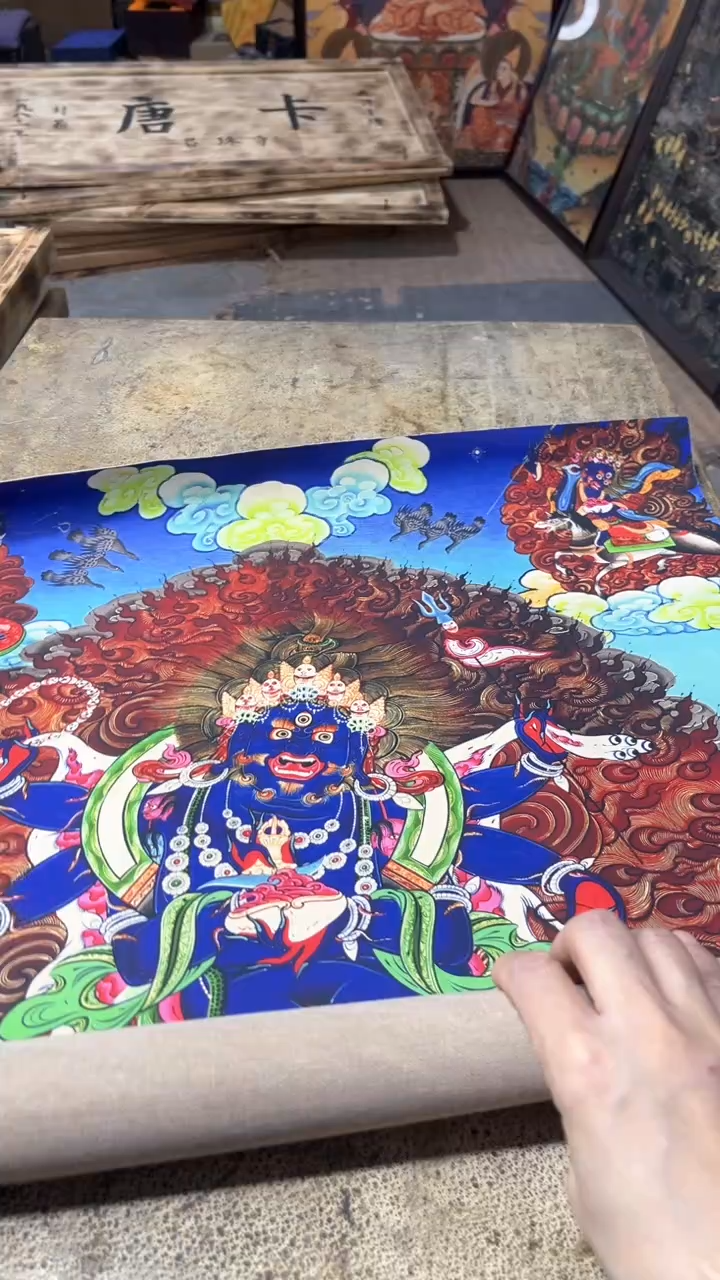 卷轴画玖忆唐卡TK55