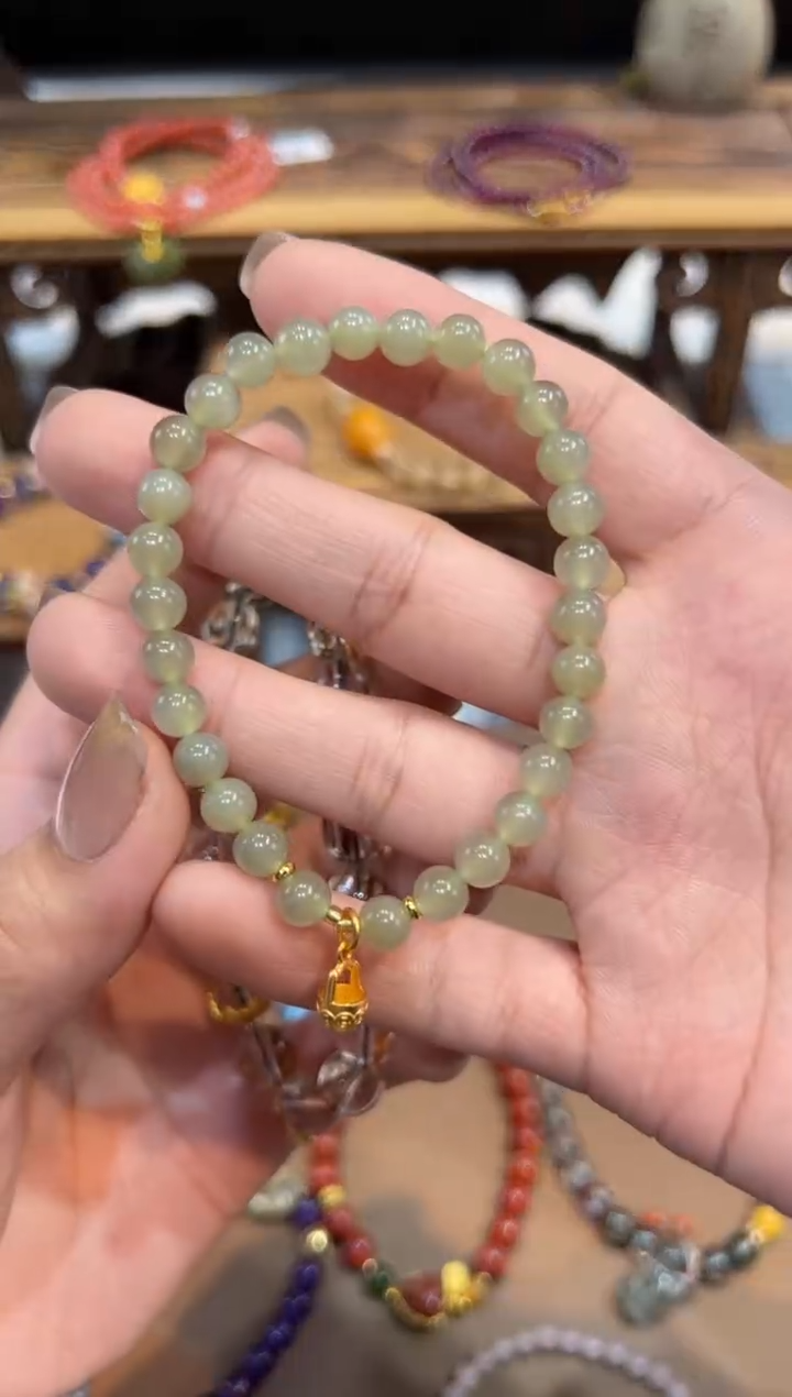 【闪购商品】和田玉手链未镶嵌手饰@@