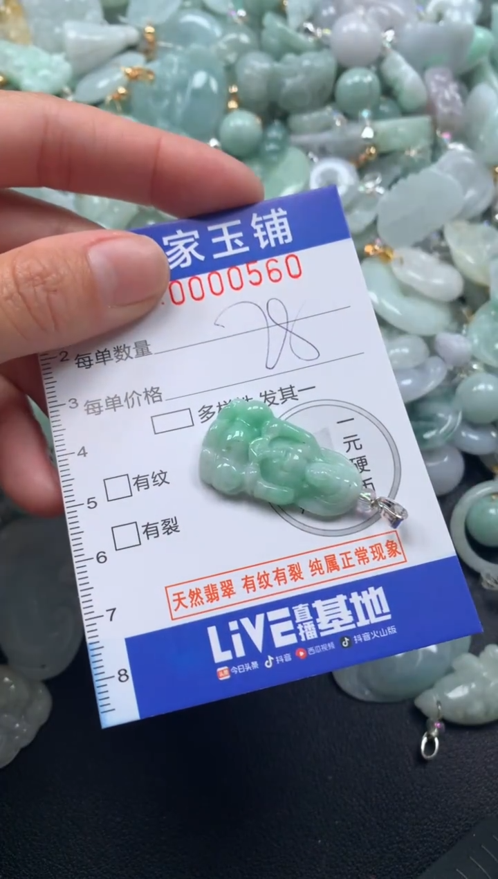 颈饰未镶嵌翡翠560