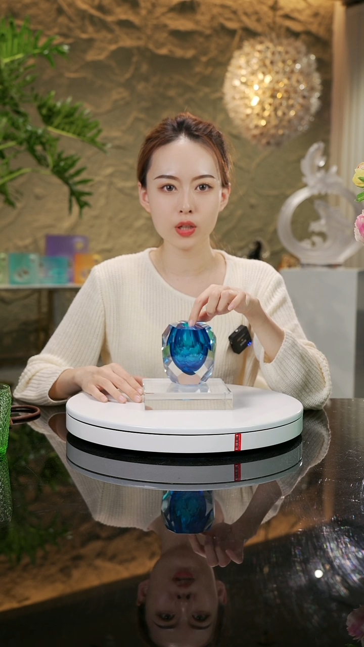 【闪购商品】瓷片福利蓝色切面香薰瓶