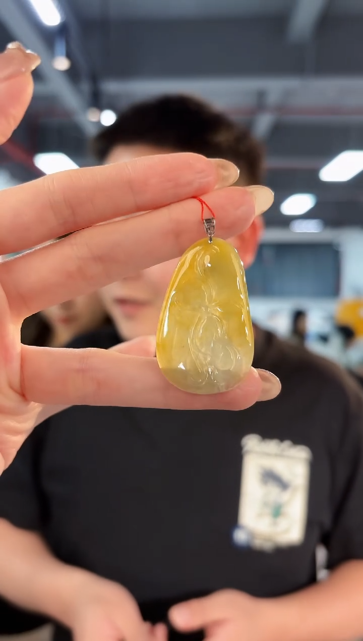 【闪购商品】翡翠颈饰18K金镶嵌 缅料A货/支持复检/一件