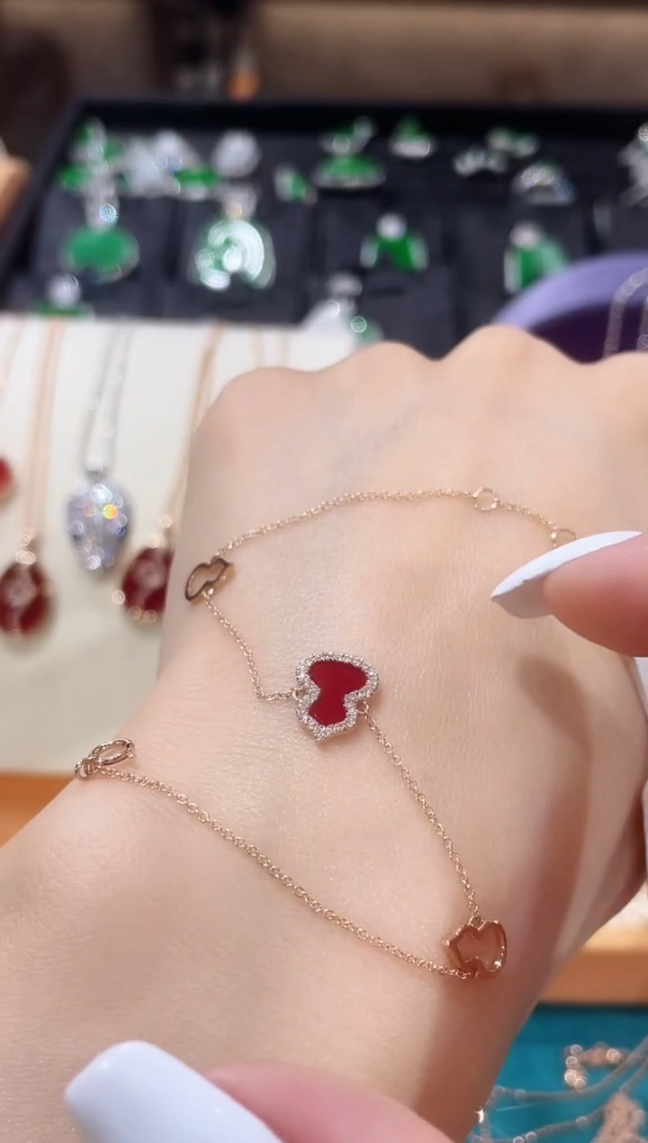 【闪购商品】钻石手链18K金镶嵌项链