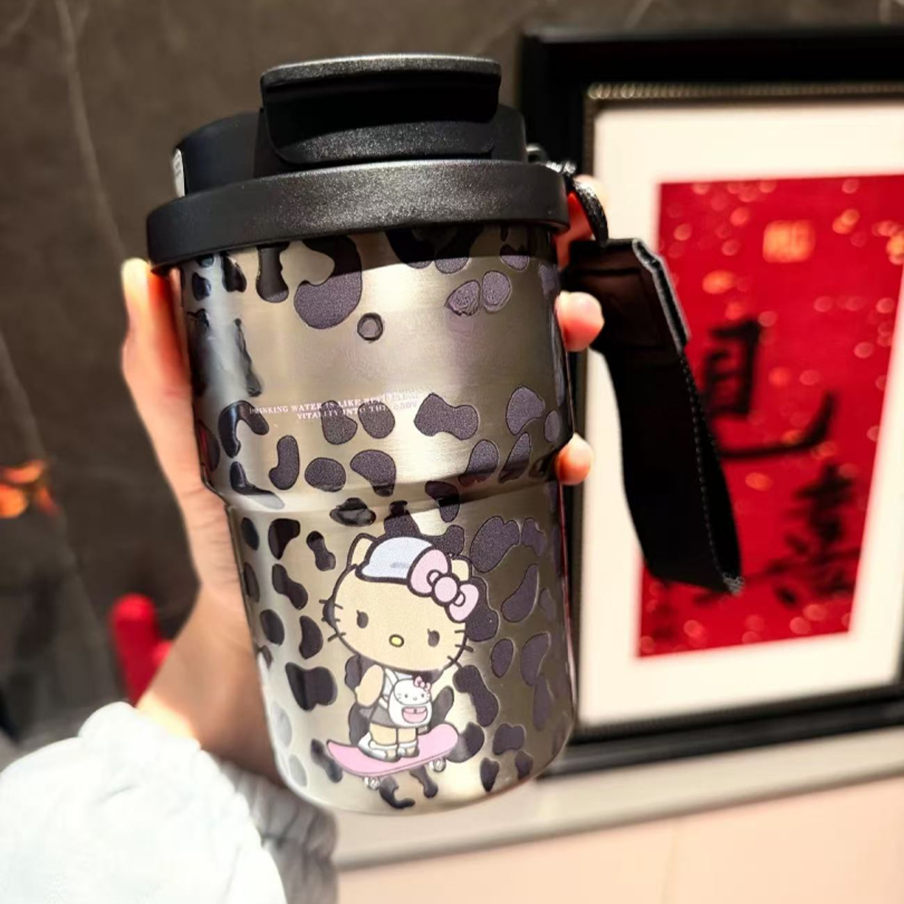 枪灰色豹纹韩式美式密封保温母婴童保鲜通用两用