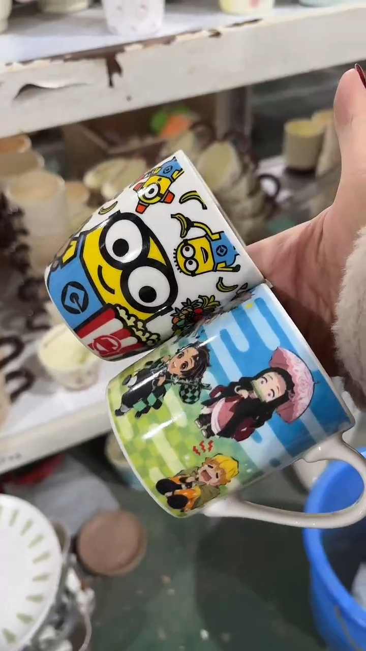 陶瓷手柄款家湖高温陶瓷杯 微瑕