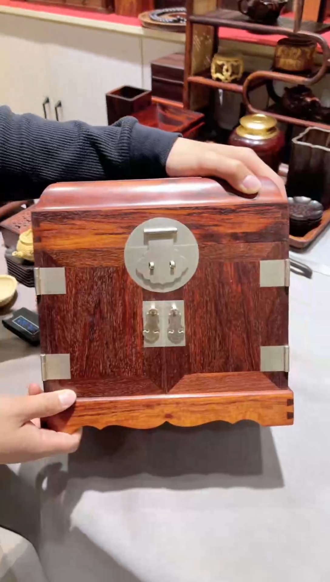 【闪购商品】檀香紫檀（小叶紫檀）精品木艺箱精工细作