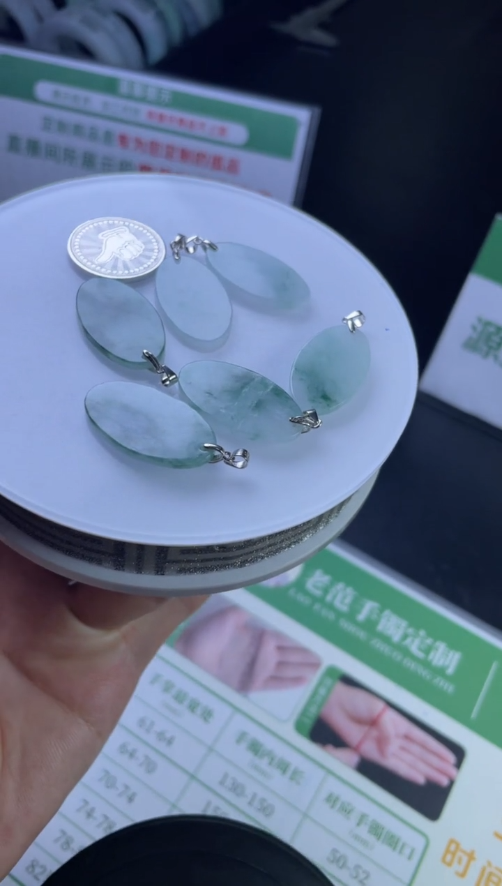 【闪购商品】翡翠颈饰银S925镶嵌GDK0501A19多样性发一