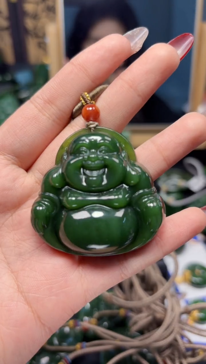 【闪购商品】和田玉（碧玉）吊坠(赠链)未镶嵌01