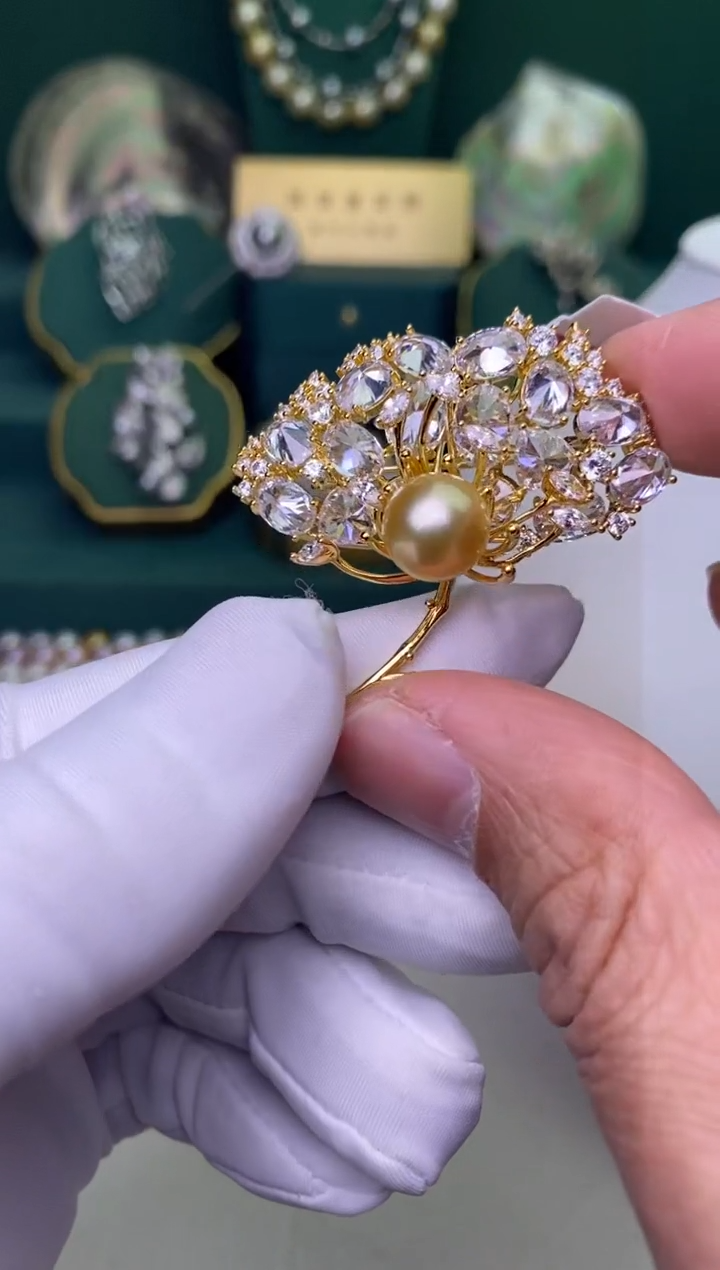 【闪购商品】海水珍珠胸饰未镶嵌10-11