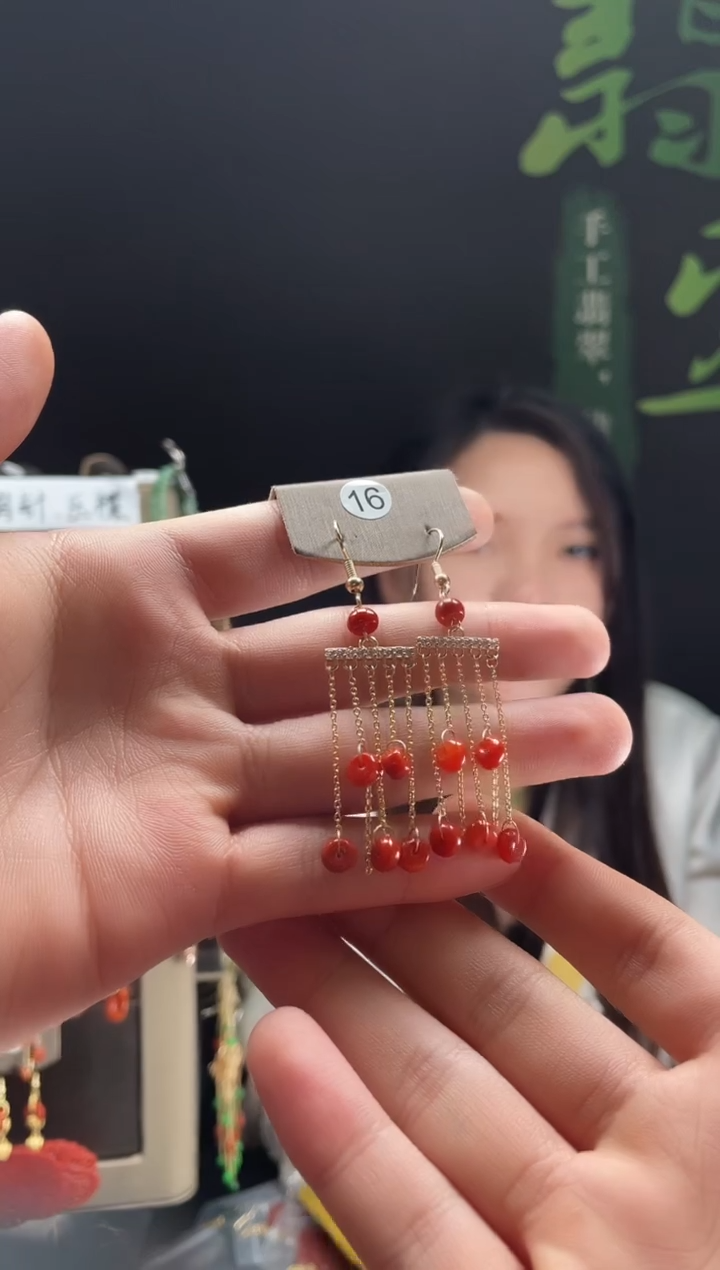 【闪购商品】翡翠耳饰合金0155翡翠饰品
