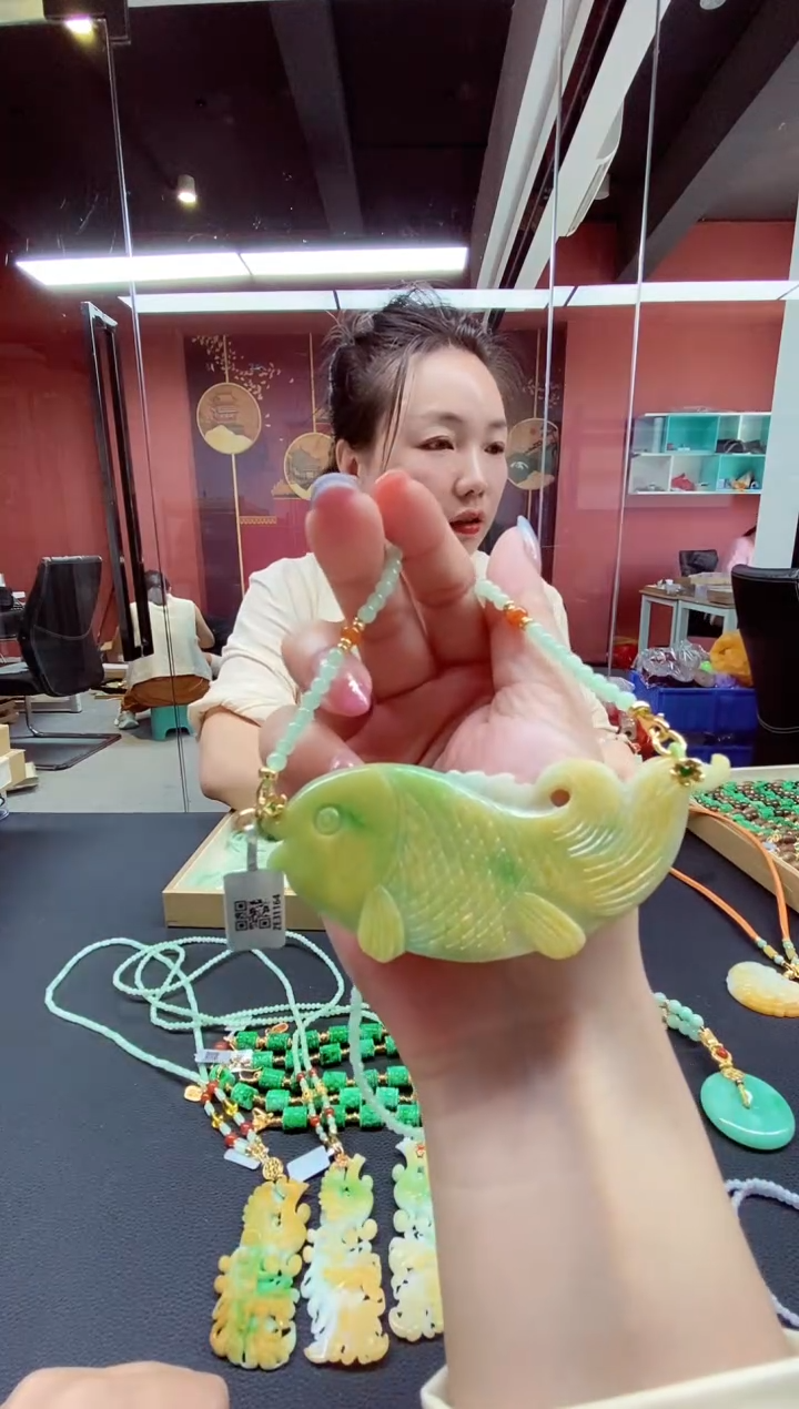 颈饰未镶嵌翡翠翡翠吊坠