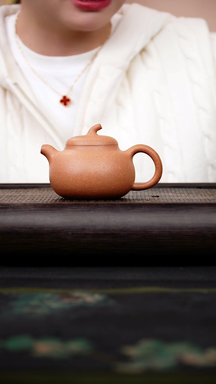 茶壶紫砂黄降坡 茄瓜