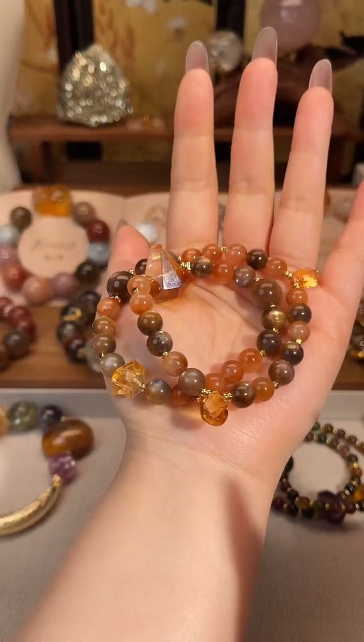 水晶摆件未镶嵌原创diy设计