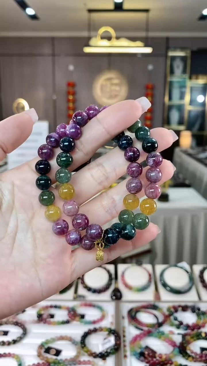 【闪购商品】碧玺单圈手串8mm+未镶嵌（多样性发一条）hon