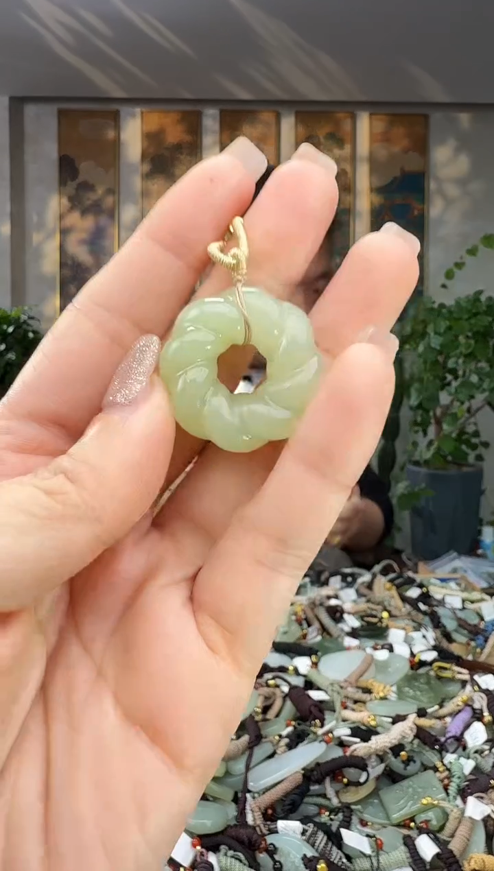 颈饰未镶嵌和田玉拍一发一多样性发货