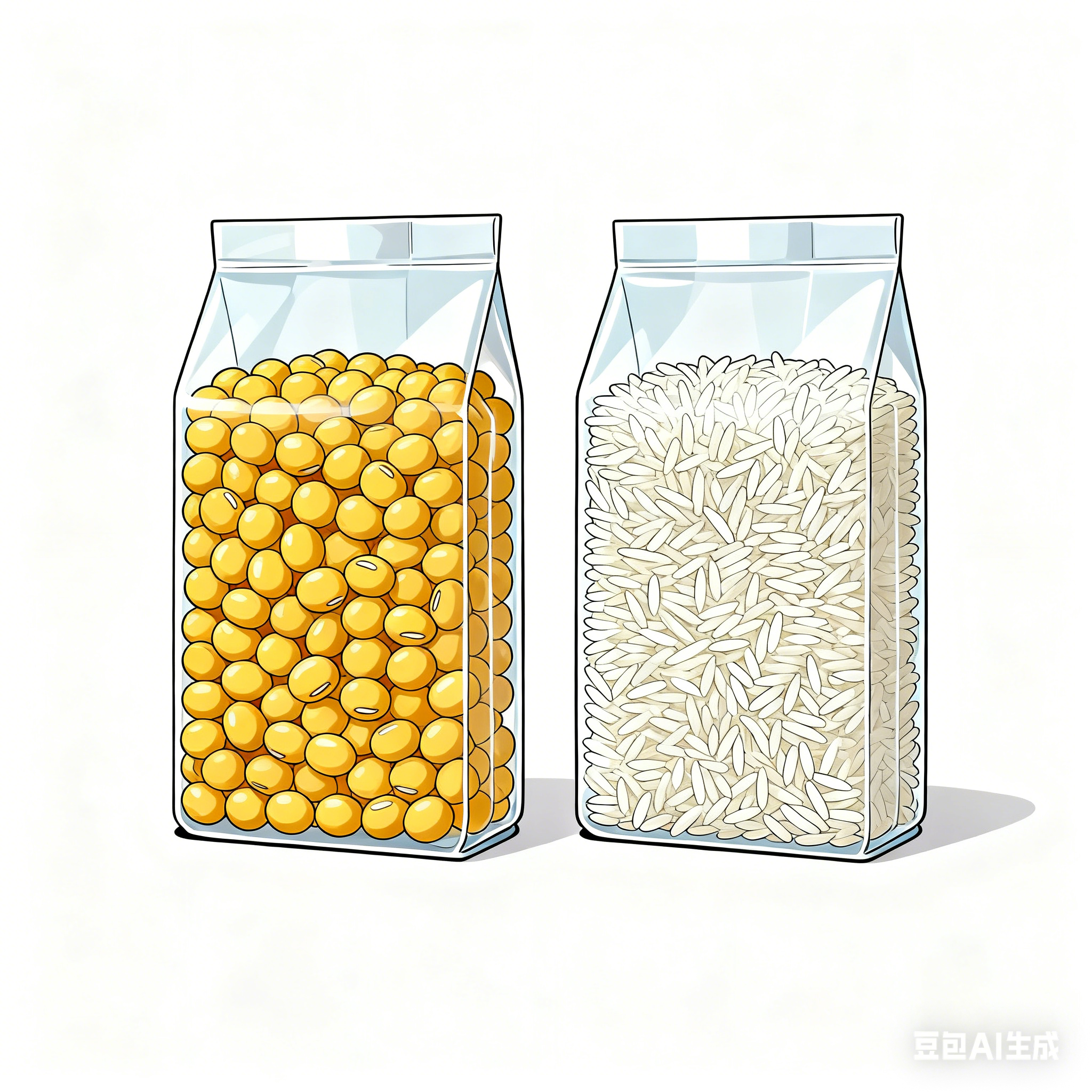 【早餐搭配】250g甄选黄豆+250g优质大米