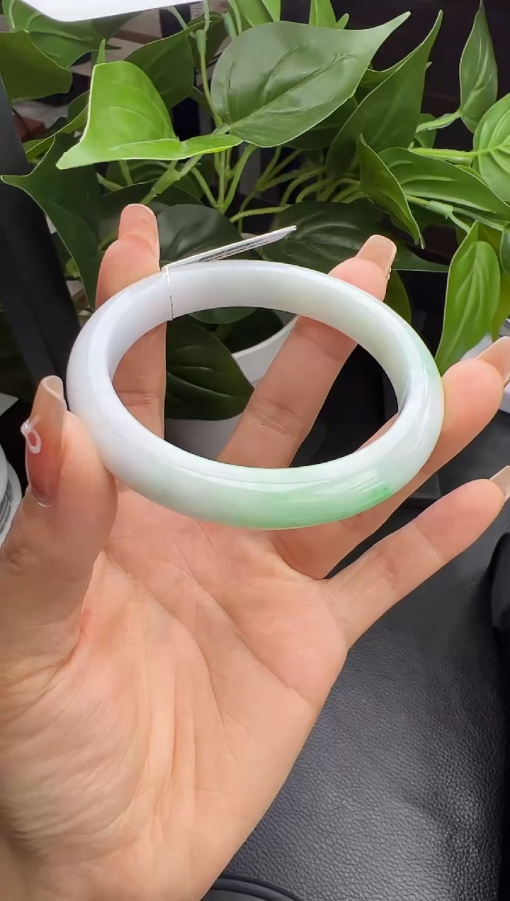 【闪购商品】翡翠手镯未镶嵌K593-28 手镯 53-54圈