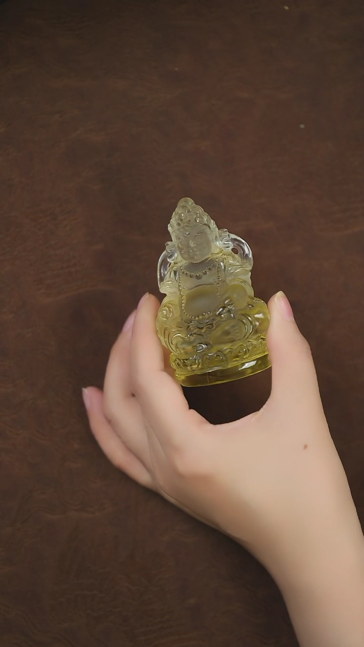 【闪购商品】水晶摆件未镶嵌黄财神