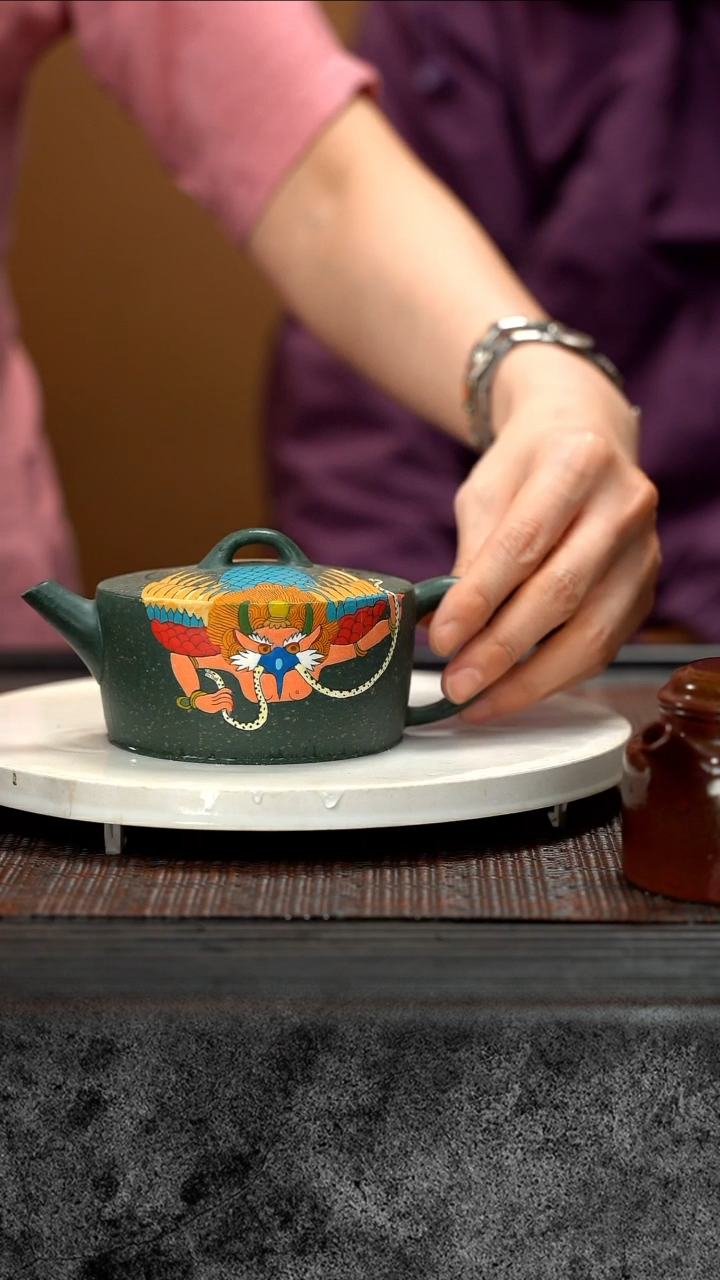 瑞兽系列 紫砂 成进窑