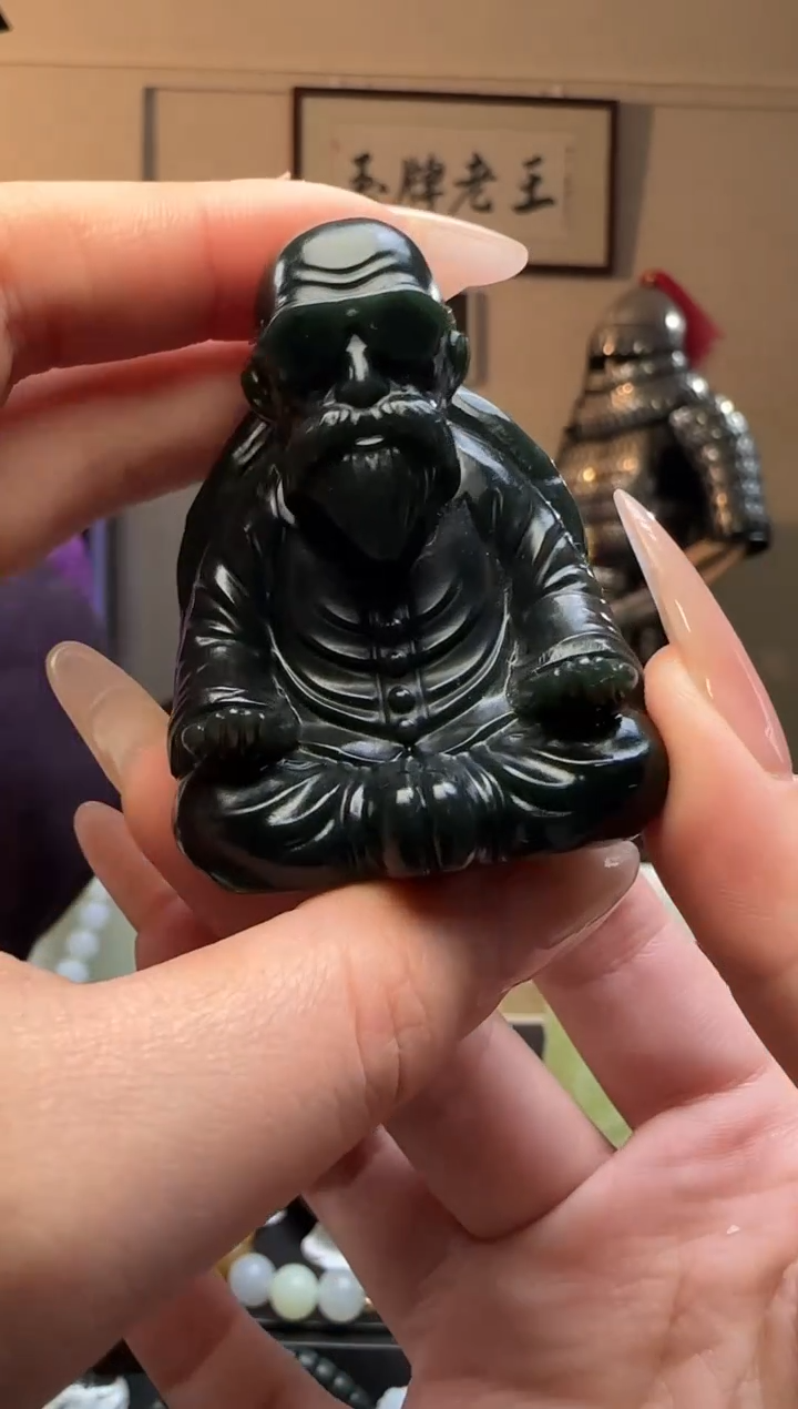 【闪购商品】和田玉青玉未镶嵌摆件