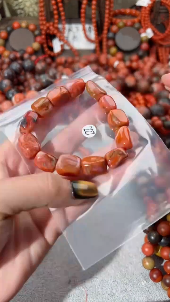 【闪购商品】南红玛瑙未镶嵌手串10