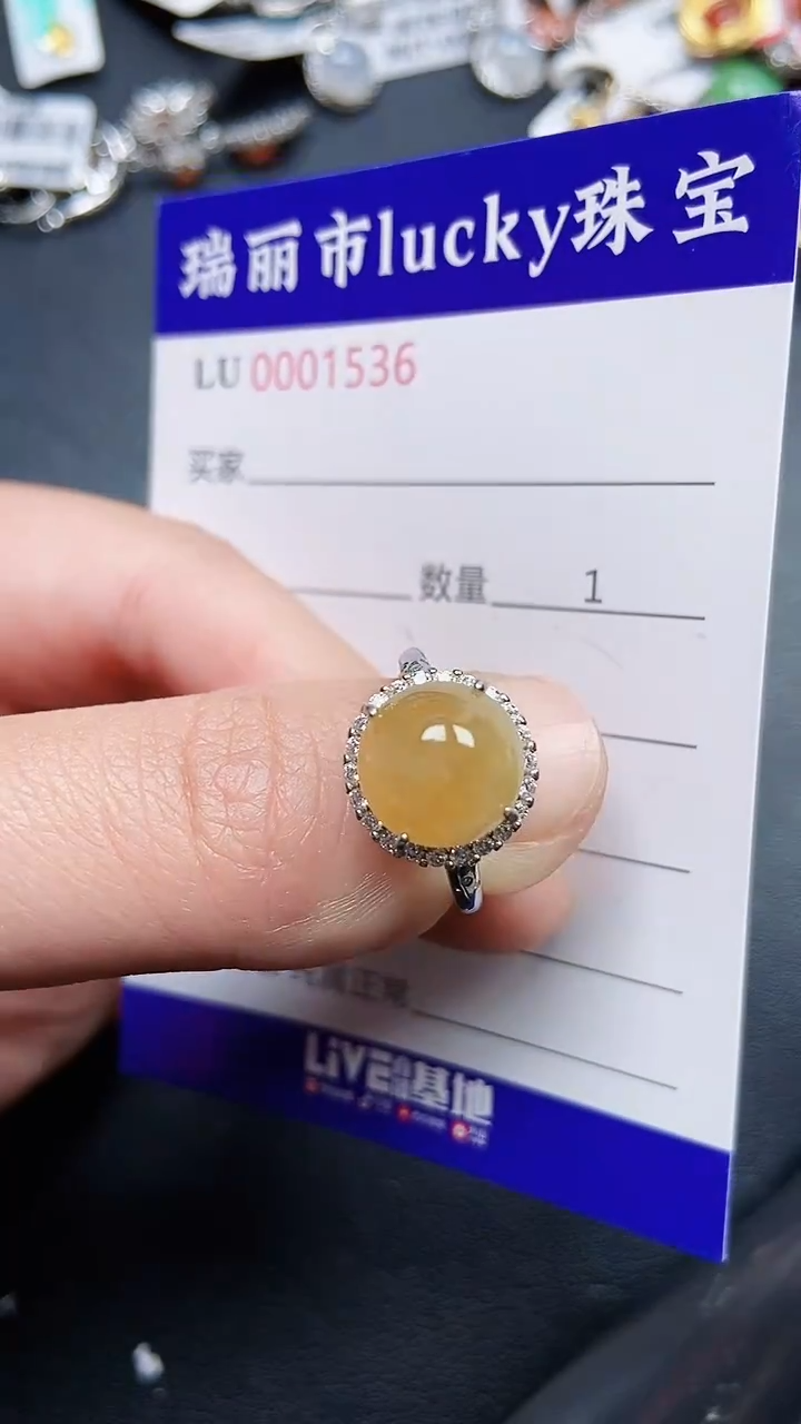 颈饰银S925镶嵌翡翠1536