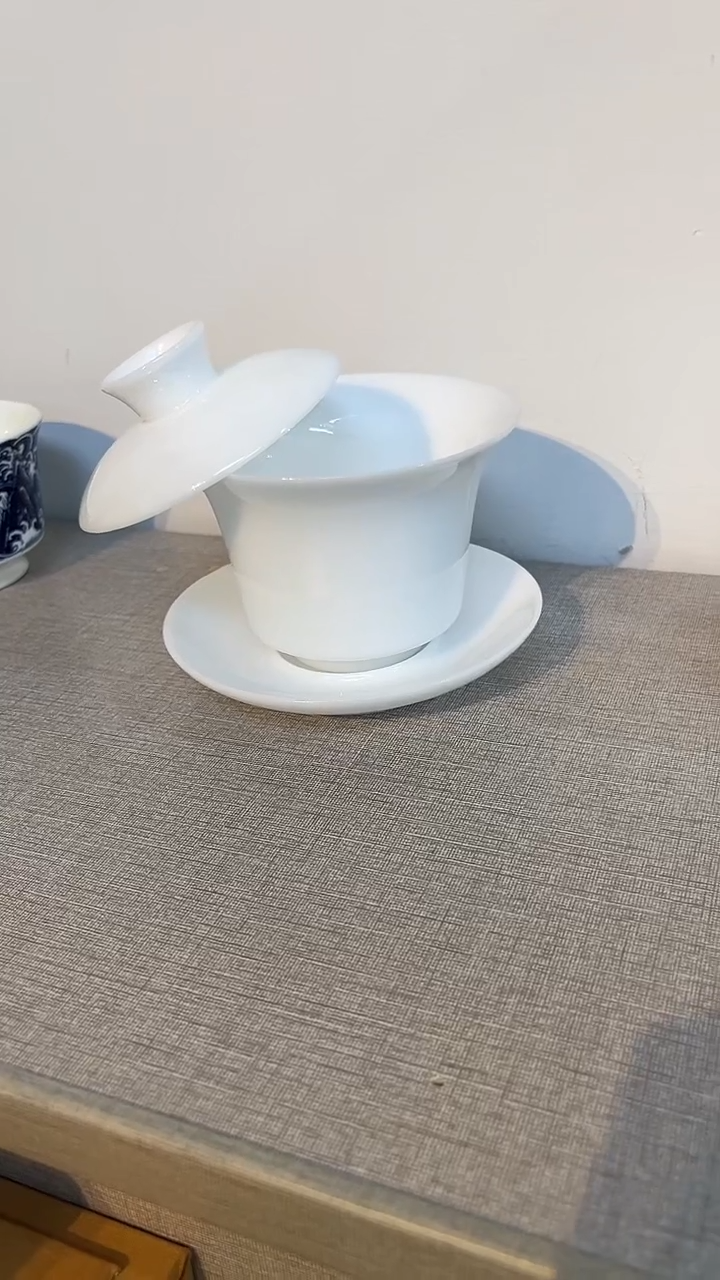 景德镇高温瓷白瓷三才