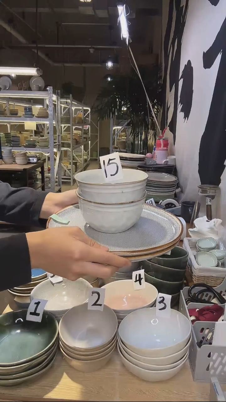 瓷19高温釉下彩陶瓷餐具默认微瑕