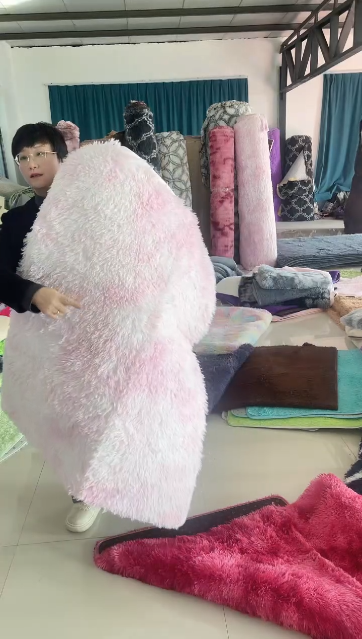 泡沫瑕1.2*2扎染嫩粉