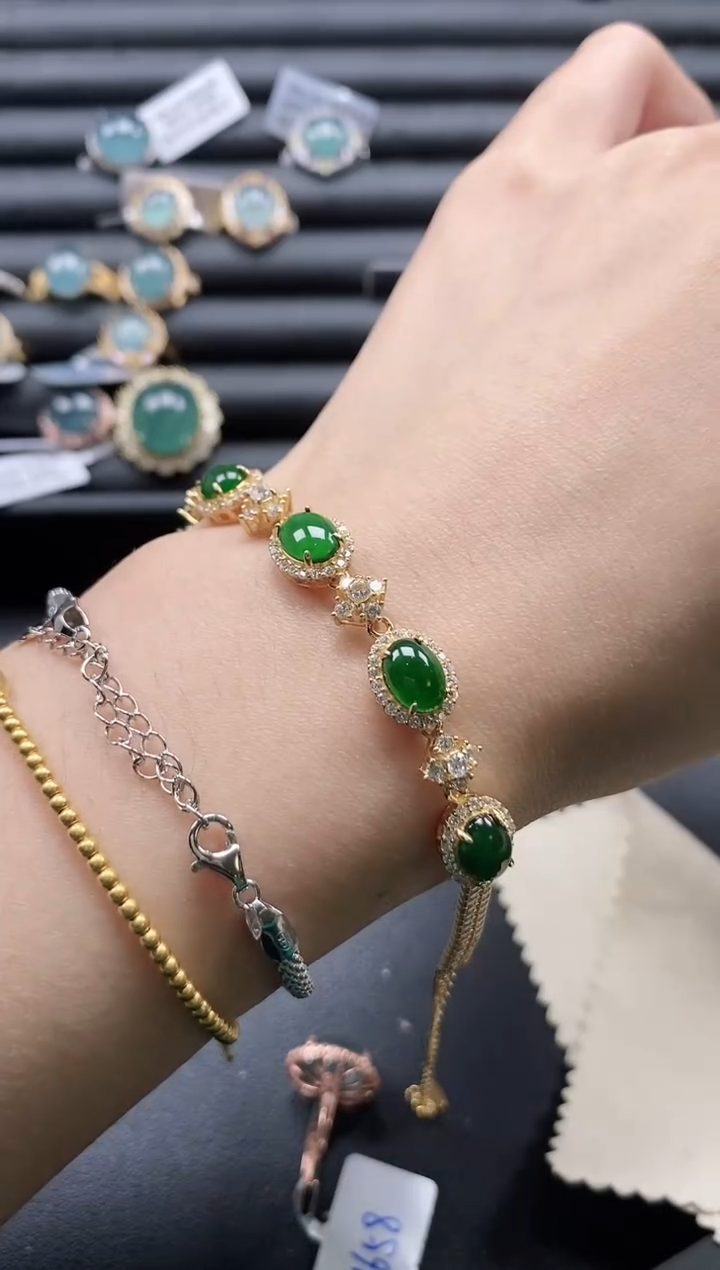 【闪购商品】翡翠戒指银S925镶嵌11111