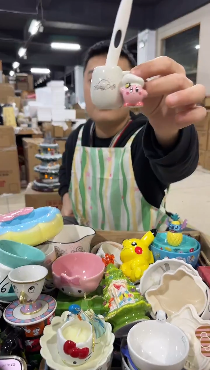 瓷片星之卡比牙刷架