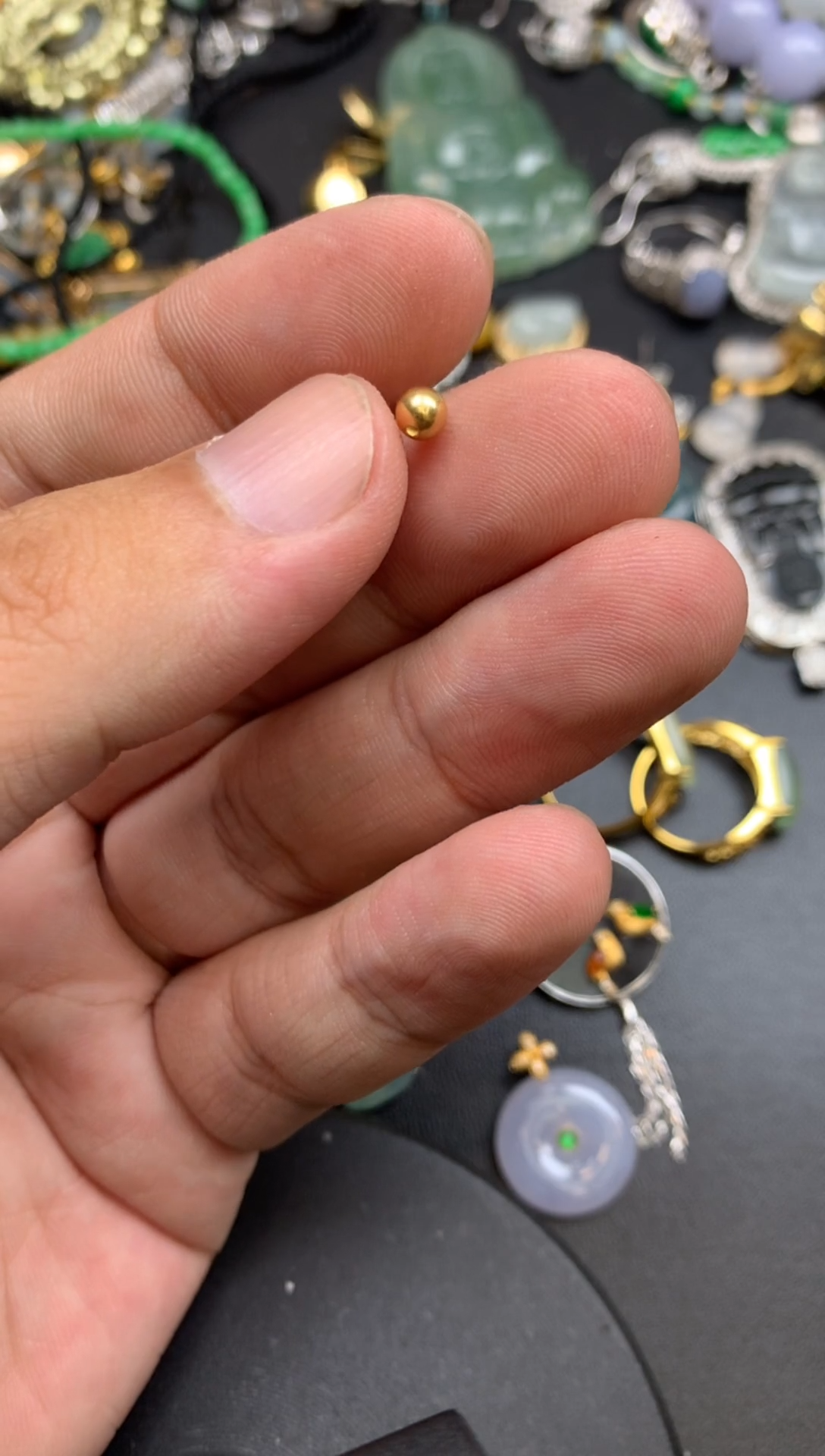 颈饰未镶嵌海水珍珠C*艳单珠4mm