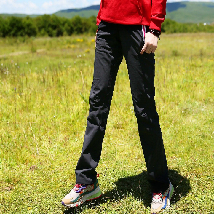 户外纯色冲锋裤女款